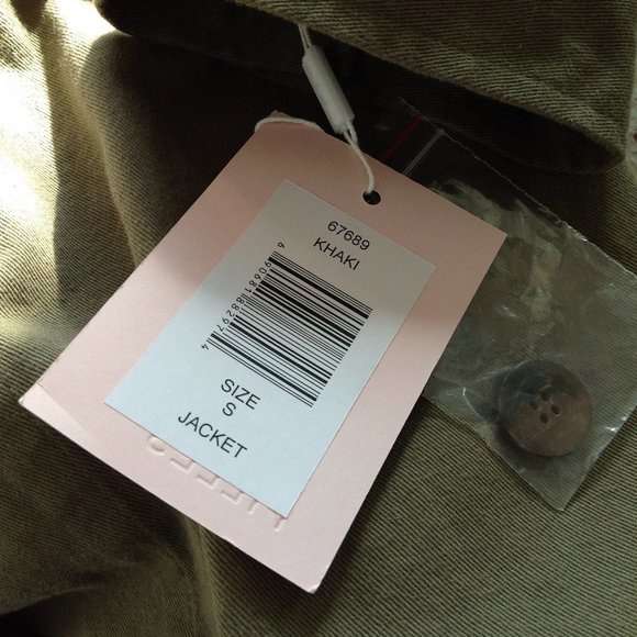 Avec Les Filles Khaki Green Anorak Jacket - Picture 7 of 9